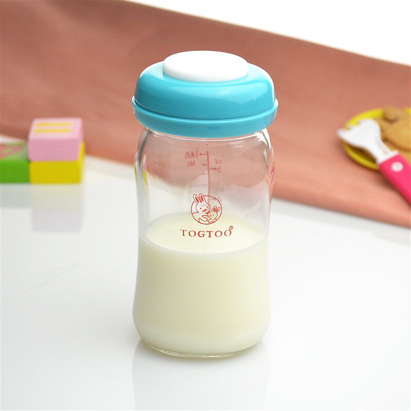 淘气兔宽口径储奶瓶 储存奶水玻璃瓶 杯 储奶杯 母乳存储保鲜
