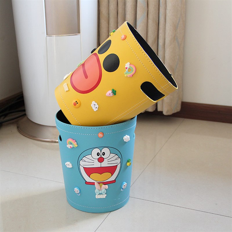 卡通大号垃圾桶家用创意个性客厅卧室可爱无盖杂物桶儿童 收纳桶