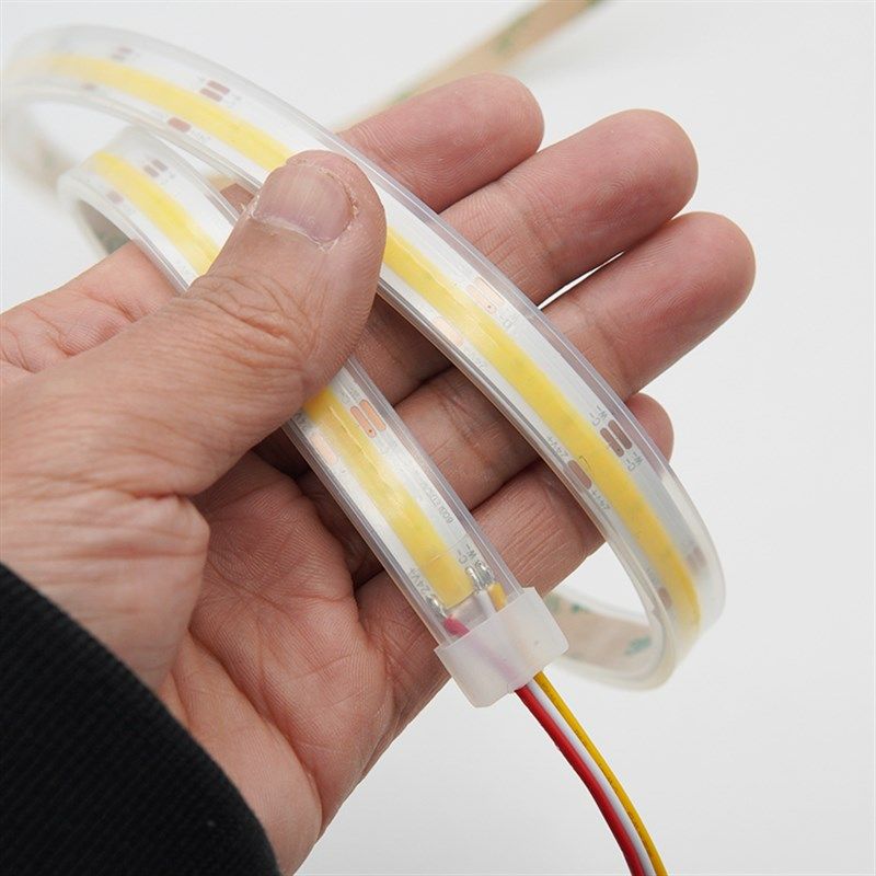 COB无极调光调色灯条LED色温线性灯带三色变光白暖白光自粘12V24V,家装灯饰光源,线性灯,淘宝优惠券,粉丝福利购,淘宝优惠卷