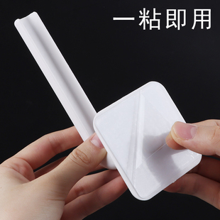 卫生间玻璃门把手免打孔自粘推拉门小拉手衣柜门木门明装移门手柄