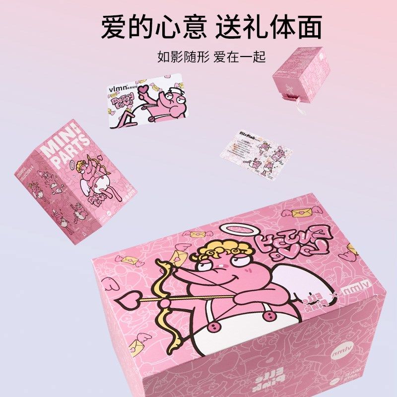 vlmn情侣内裤一男一女粉色卡通纯棉情人节送男朋友纪念日生日礼物,女士内衣/男士内衣/家居服,男平角内裤,淘宝优惠券,粉丝福利购,淘宝优惠卷