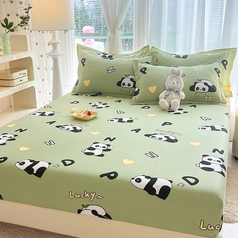 纯棉床笠单件全棉床罩儿童男女孩床垫套保护罩床单人宿舍2024新款