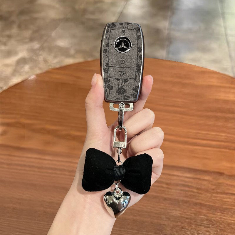 奔驰e300l钥匙套c260l车a200l男c200l扣glc gla glb220女gle350壳