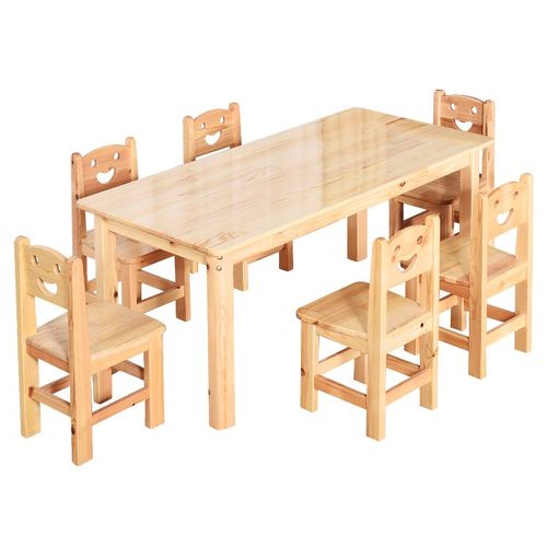 实木儿童桌椅套装幼儿园桌子椅子组合学习桌写字桌游戏桌宝宝书桌
