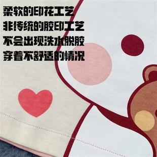 一二布布情侣睡衣春秋纯棉2024新款冬长袖家居服套装可爱卡通周边