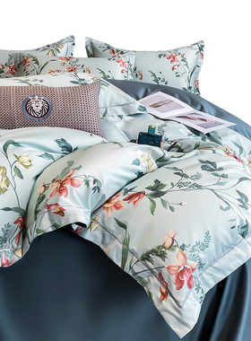 高端140支长绒棉被套单件纯棉被罩220x250cm纯棉被罩200x230加大