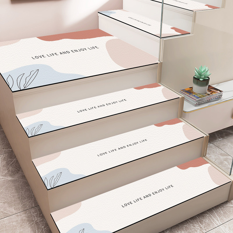 实木楼梯阶梯式踏步垫高级免洗皮革专用地毯木地板隔音垫防滑脚垫,居家布艺,楼梯垫,淘宝优惠券,粉丝福利购,淘宝优惠卷