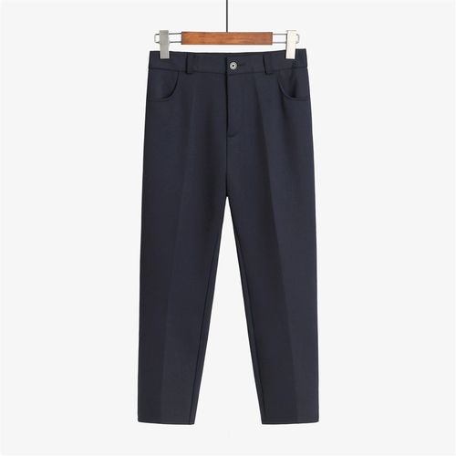 200斤胖mm西装裤加大码女士职业弹力西裤正装裤直筒薄款工装长裤