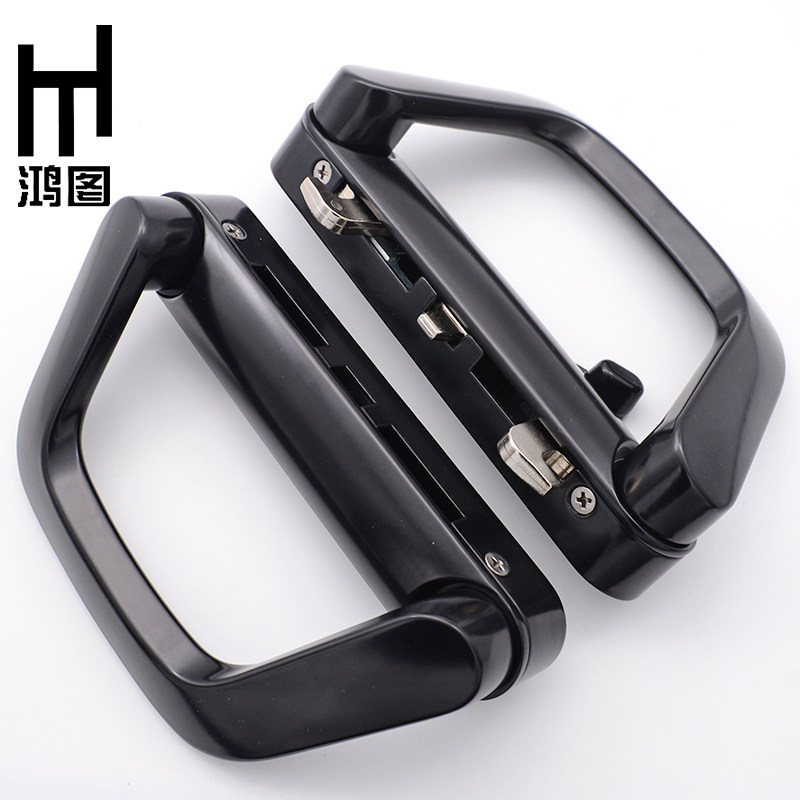 豪华双边对接锁铝合金移门锁推拉门锁厨房隔断衣柜对开阳台门拉手