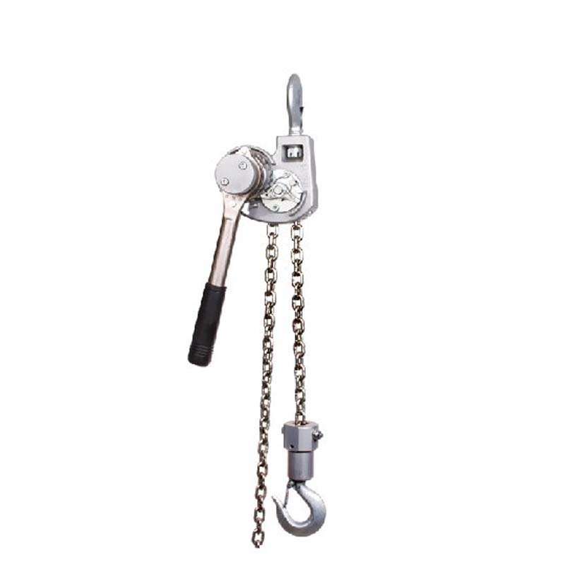 铝合金手板葫芦便携链条式紧线器0.75T牵引器链条施工收紧器