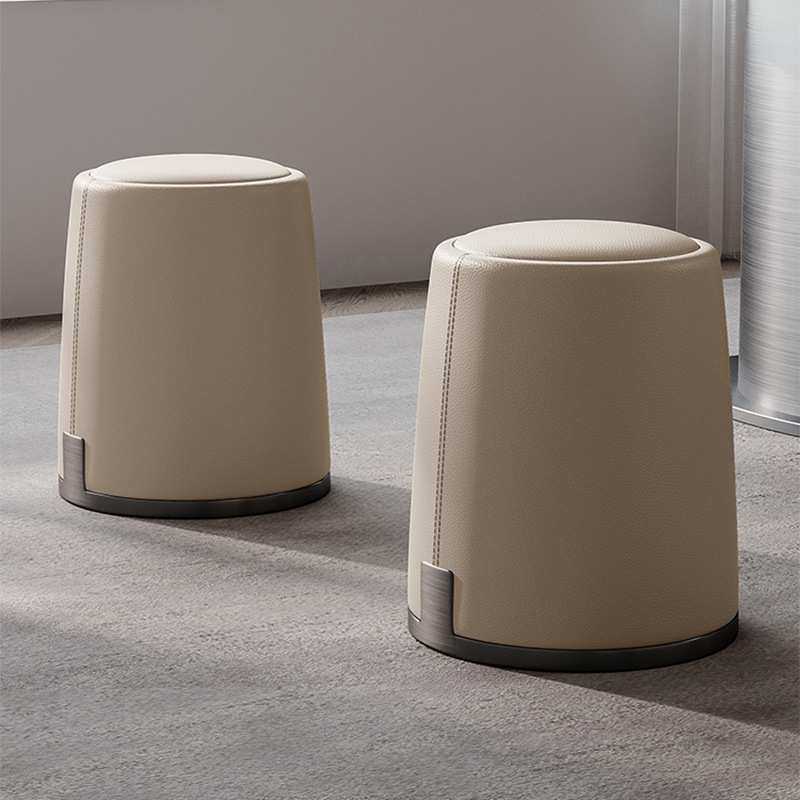 轻奢极简茶凳简约现代皮凳小户型矮凳子客厅沙发凳梳妆换鞋凳圆凳,3C数码配件,摄像机配件,淘宝优惠券,粉丝福利购,淘宝优惠卷