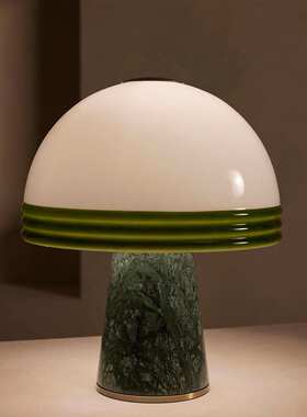 丹麦Raku SH8卧室床头灯现代简约创意陶瓷蘑菇客餐厅装饰便携台灯