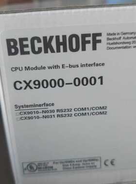 倍福CX9000-0001  CX9001-0001倍福嵌入式控制器CX9010-0001