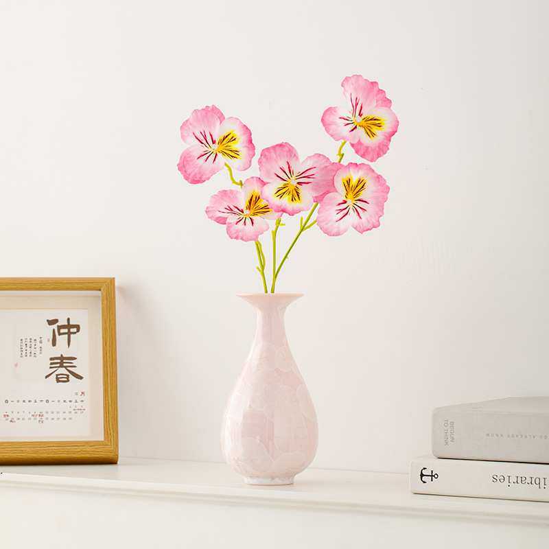 蜀门粉色结晶釉陶瓷花瓶摆件客厅插花轻奢高级感装饰鲜花水培器皿,3C数码配件,摄像机配件,淘宝优惠券,粉丝福利购,淘宝优惠卷