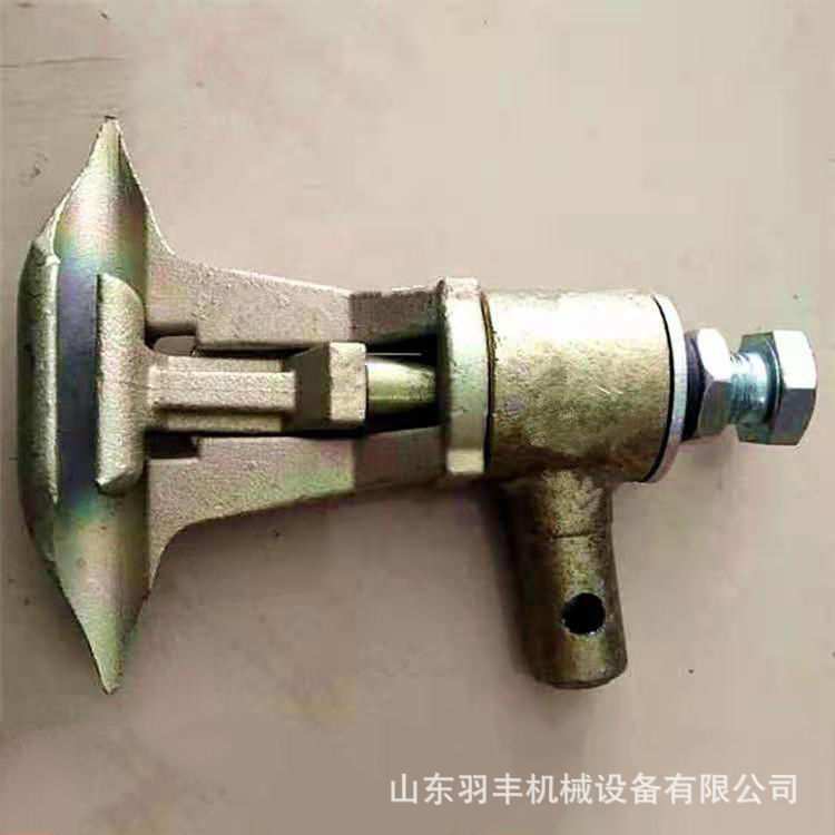 羽丰牌矿用吊椅抱索器 游乐缆车卡簧式抱索器 卡箍式滑道配件