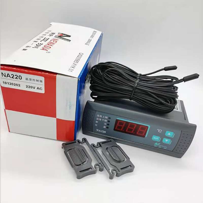 新亚洲NA220温控器 制冷化霜电子温控仪 双探头 温度控制器