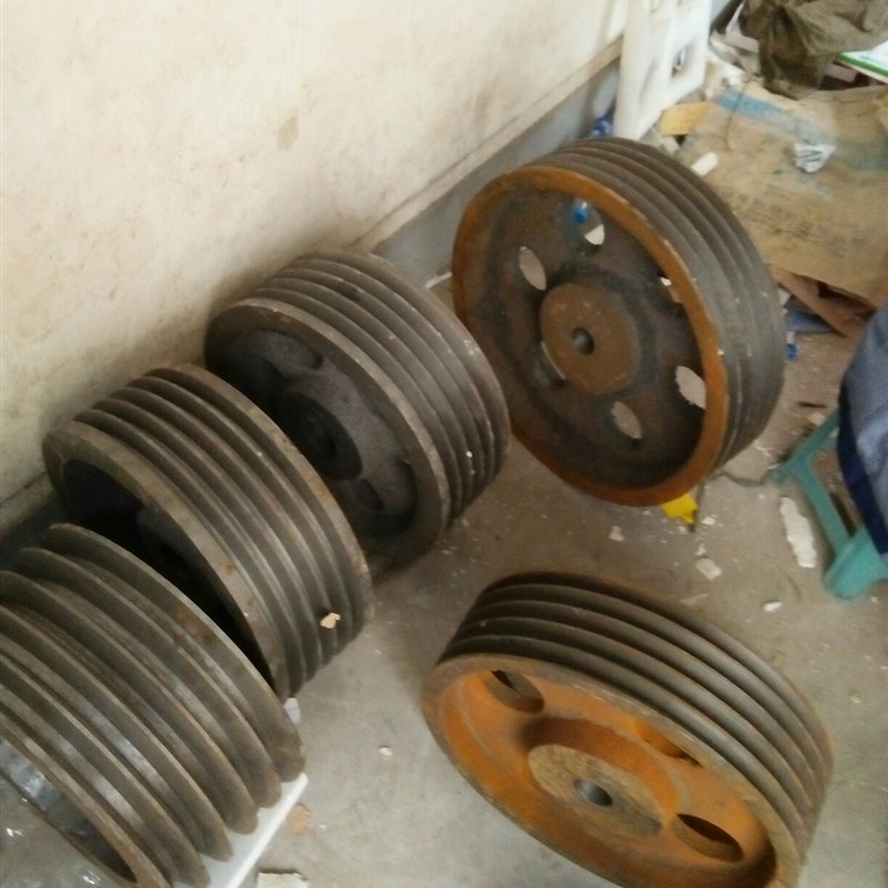 三角皮带轮盘 a型b型c d单槽双槽3 4 5 6槽铸铁 小 大Y 电机皮带