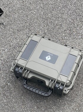 灰绿色三防器g材仪器设备工具五金收纳箱防水手提战术收纳保护箱