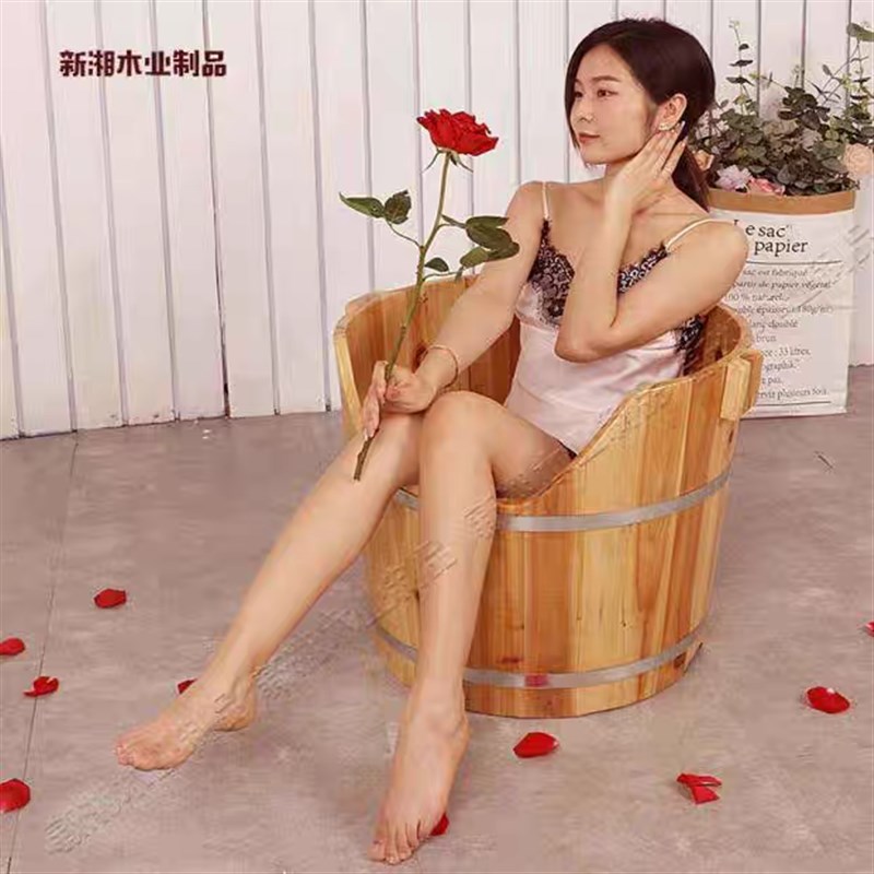 坐浴桶木桶臀浴桶泡臀浴盆坐浴盆女士专用大人熏T蒸桶家用免蹲私