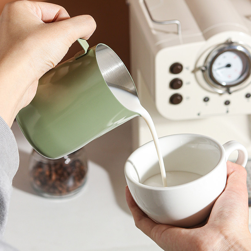拉花缸圆嘴304不锈钢打奶泡杯打奶缸拉花M杯专业拉花神器咖啡器具,餐饮具,拉花缸/拉花杯/打奶缸,淘宝优惠券,粉丝福利购,淘宝优惠卷