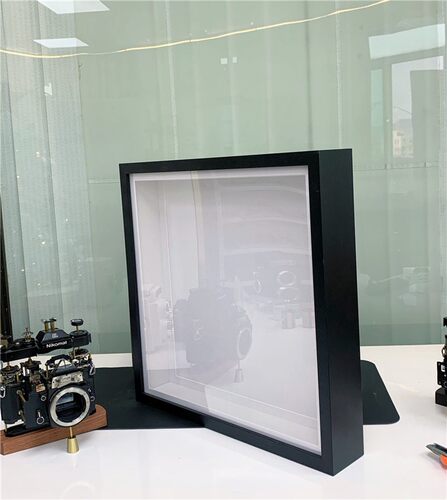 中空画框手工作品纪念DIrY摆台挂墙立体展示方形相框-支持定做尺