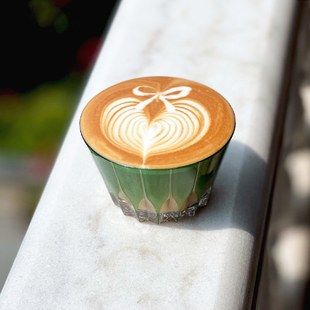 日式江户切子水晶玻璃杯猪口杯拉B花杯手握杯手工雕刻咖啡杯220m