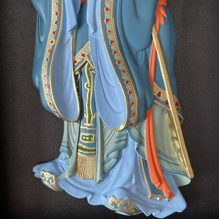 孔子画像泥塑挂画 泥人张彩塑 A墙壁画装饰画 孔圣人送老师教师节