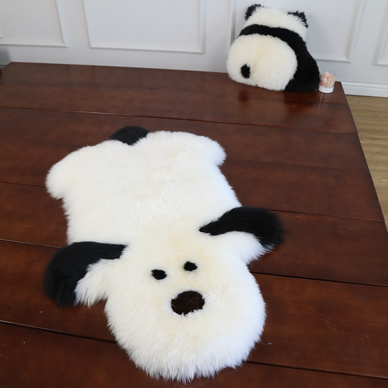 秋冬卧室地毯坐垫床边毯可爱卡通趴趴狗小地毯Q纯羊毛垫加厚长毛,居家布艺,床边毯,淘宝优惠券,粉丝福利购,淘宝优惠卷