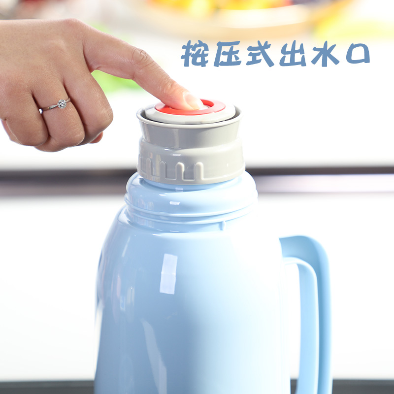 家用保温壶便携式暖水壶办u公大容量热水壶学生宿舍开水瓶玻璃内