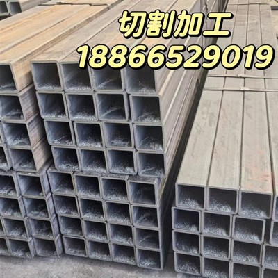 碳钢锰钢加厚方钢管型材 伸缩D套管组合方矩管激光切割加工