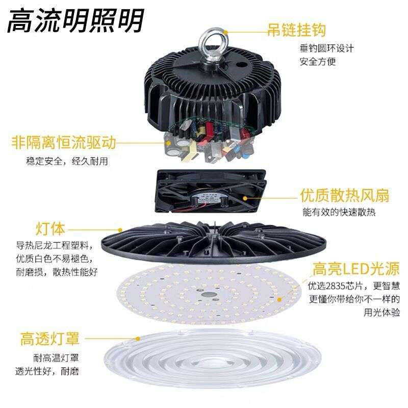 亮思LED工矿灯工业厂房体育馆仓库UFO飞碟灯车间工厂照明吊灯