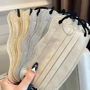 口罩女高颜值春夏防尘防晒护眼角加厚2026新款3D立体莫兰迪显脸小