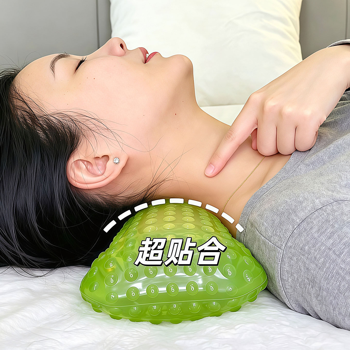 热水袋凸点暖水袋注水加厚防爆暖宫腰部护颈椎专用暖手宝热敷神器