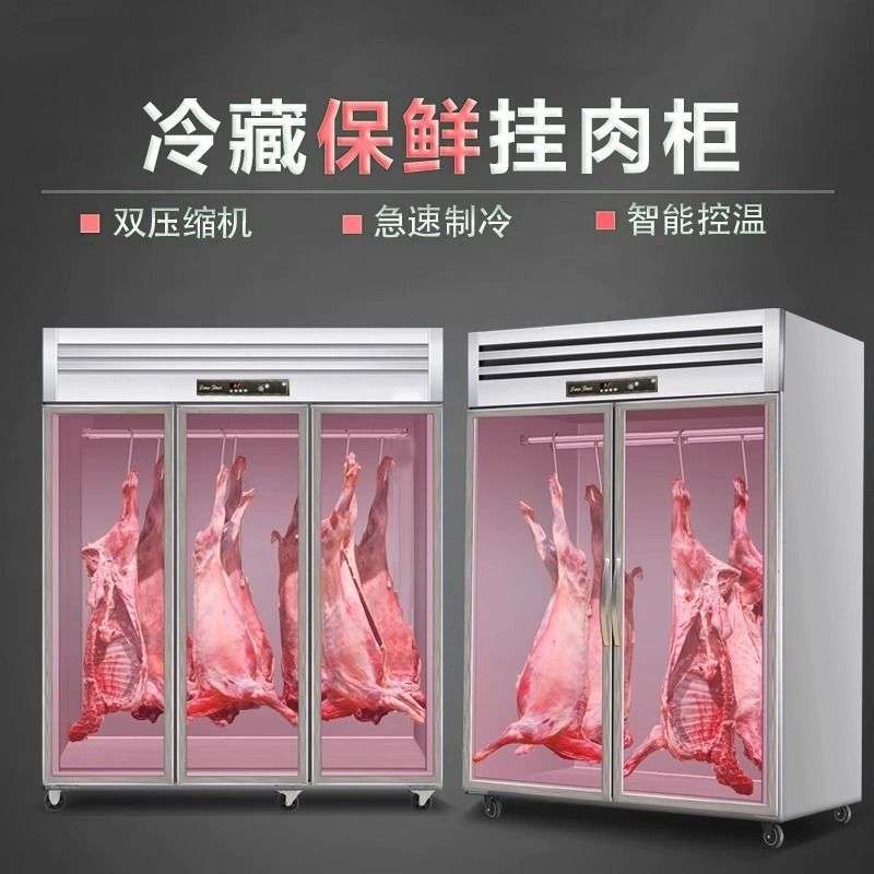 挂肉柜商用保鲜柜鲜肉冷冻柜熟成柜冷藏立式冷鲜肉排酸吊肉展示柜