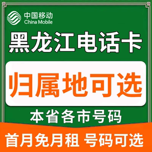 黑龙江哈尔滨齐齐哈尔佳木斯中国移动卡上网卡手机卡电话流量卡