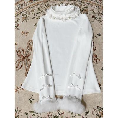 加绒加厚秋冬Lolita长袖内搭【软糯甜心】柔软亲肤保暖针织打底