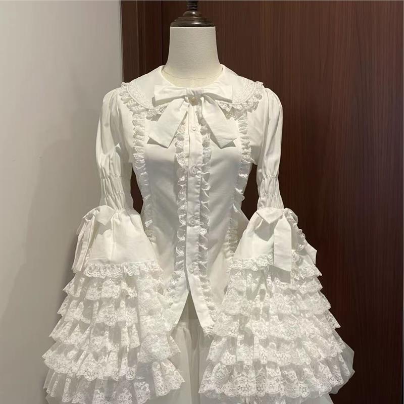 lolita内搭蕾丝洛丽塔姬袖长袖