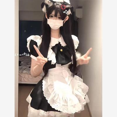 围裙lolita百搭新款女仆小厨娘