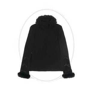 洛丽塔打底衫 德绒加厚保暖上衣柔软亲肤爆款 lolita内搭长袖 秋冬款