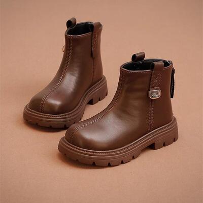 女童靴子2025新款春秋儿童马丁靴