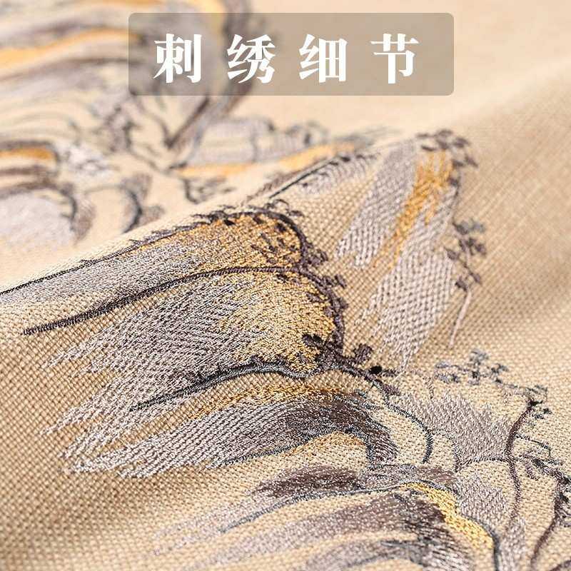 新中式垫布式乳胶沙发垫罗汉床专用纯色防滑海绵坐垫五件套