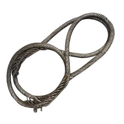 钢绳插编吊索具串头手编双环双头90起重吊索钢丝绳高强度
