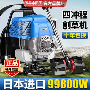 小型家用多功能汽油收割开荒园林打草松土除草神器 割草机背负式