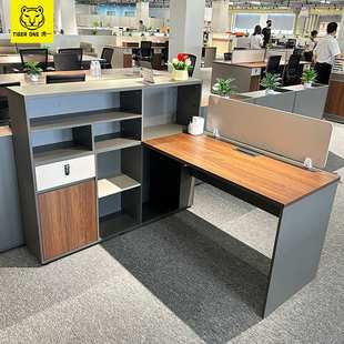 广东虎一办公家具高副柜子财务办公桌单人电脑桌经理自由组合佛山