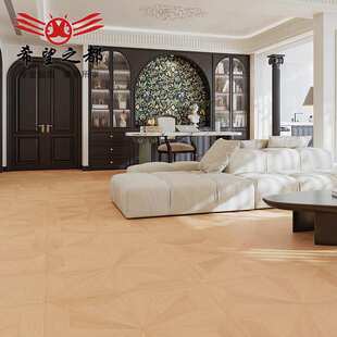 广东佛山微哑质感凡尔赛法式800x800木纹瓷砖客厅卧室原木地板砖