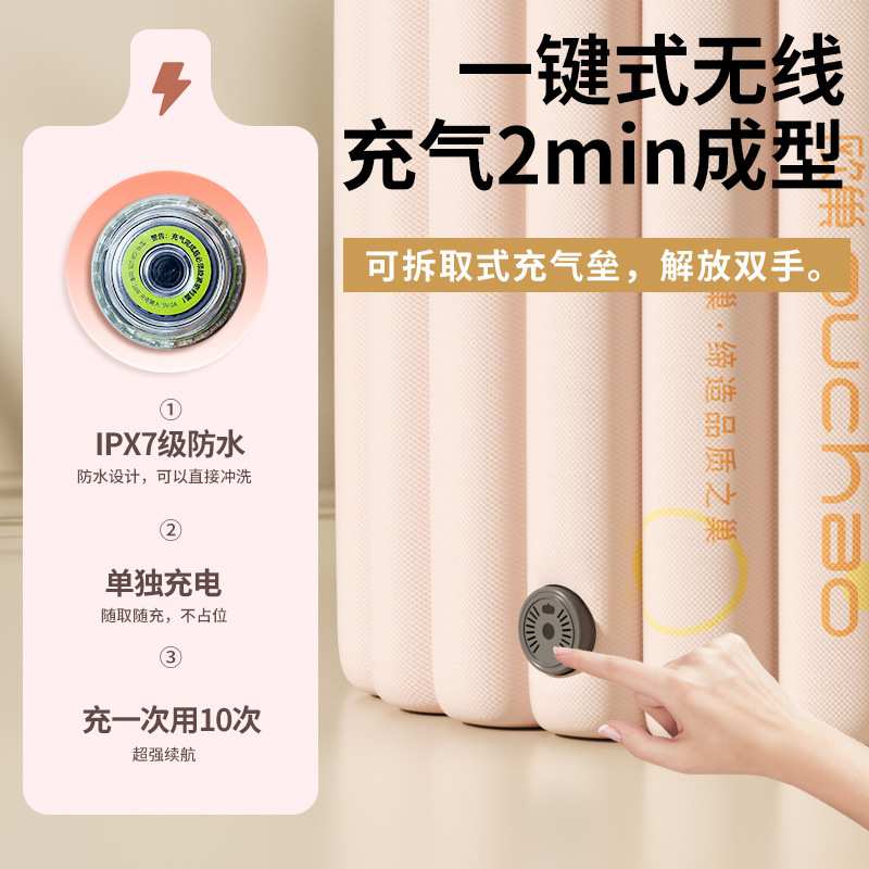 充气泡澡桶浴缸浴桶秋冬季家用洗澡桶儿童成人大人折叠全身沐浴桶