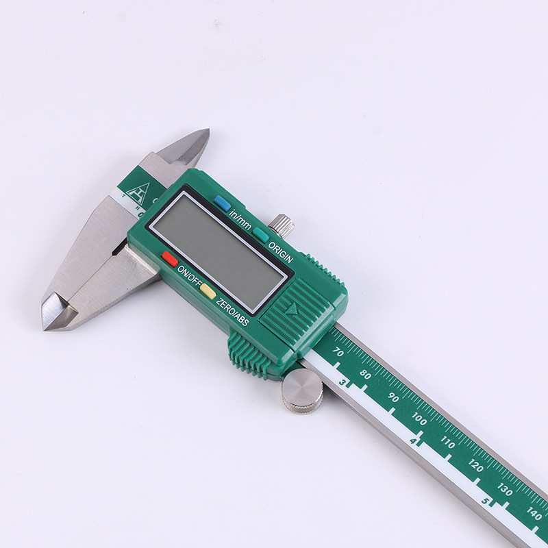 通和绿色ABS工业款卡尺 0-150/200/300MM数显游标卡尺厂家