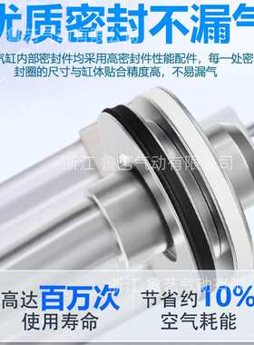 标准气缸SI缸径32/40/50/63//80/100/125长行程25X500-1000大推力