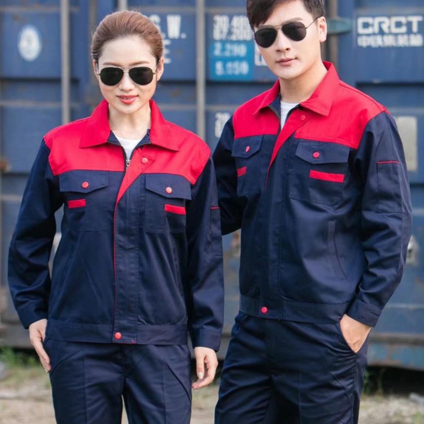 工作服套装男电焊汽修劳保服工厂