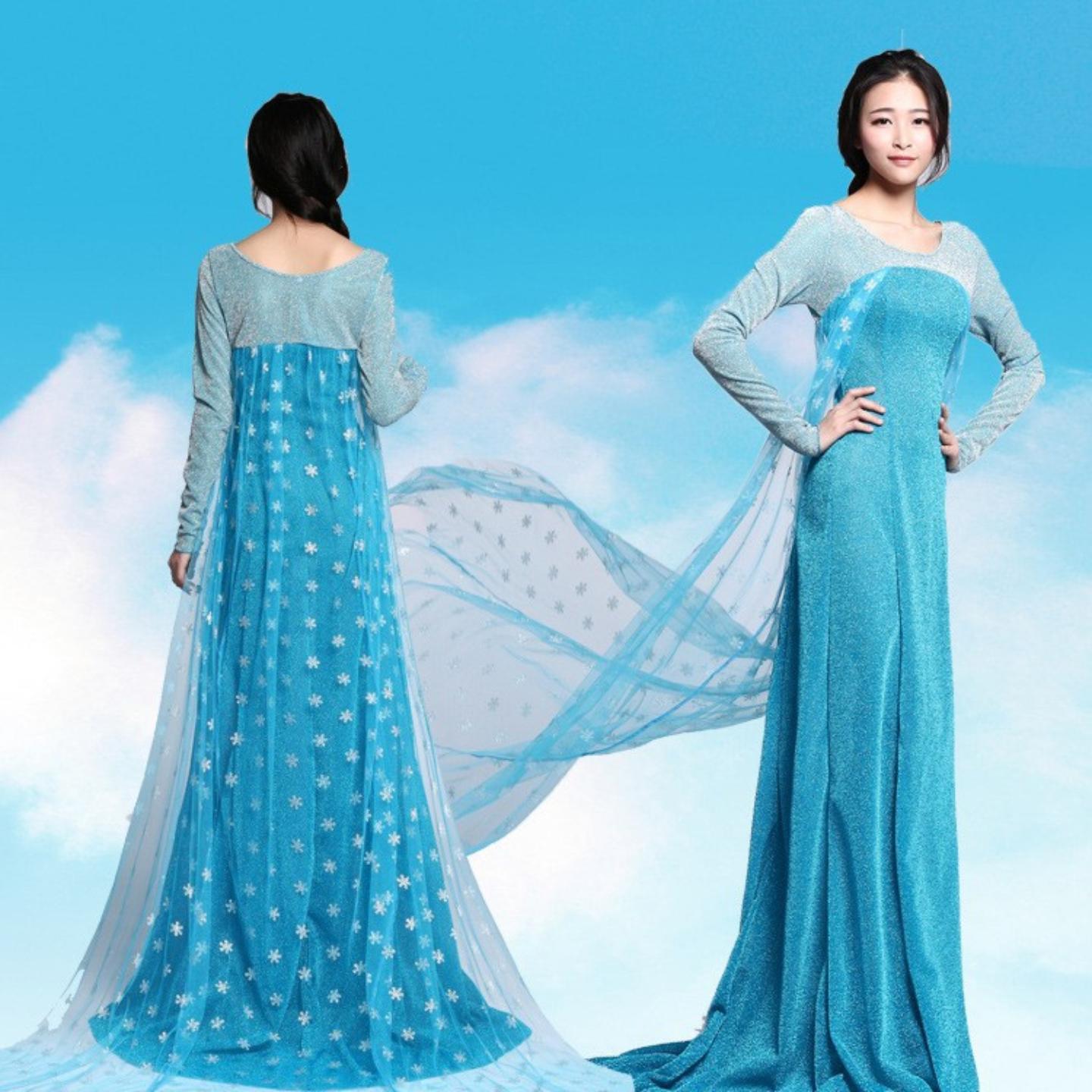 万圣节爱莎公主冰雪奇缘礼服裙